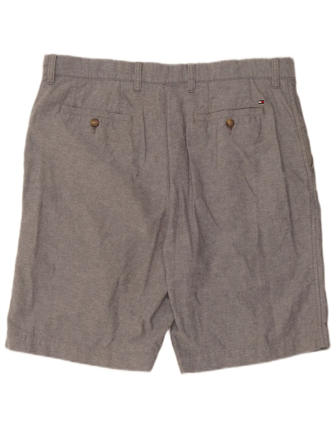 Pantaloncini chino da uomo Tommy Hilfiger W36 grande cotone grigio