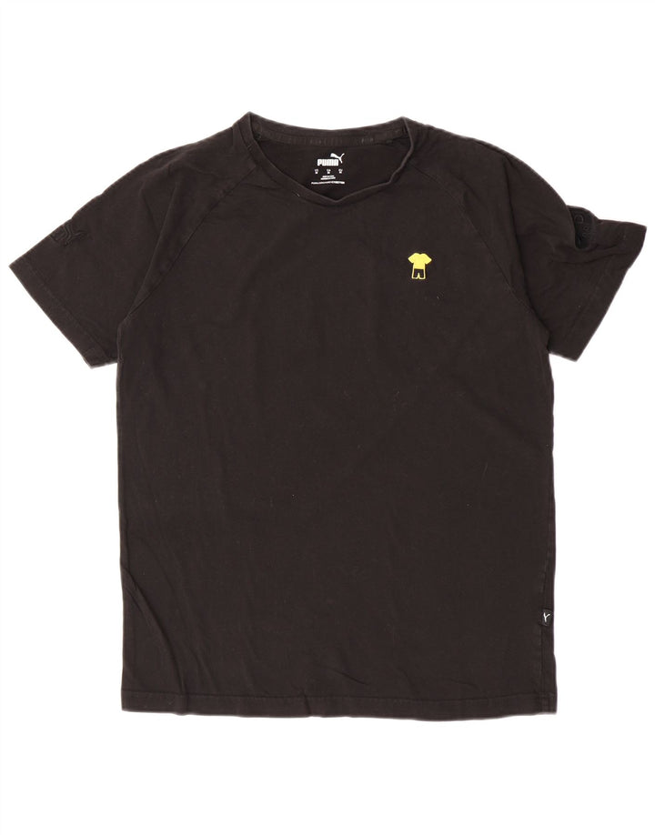 T-shirt Puma da uomo media media nera