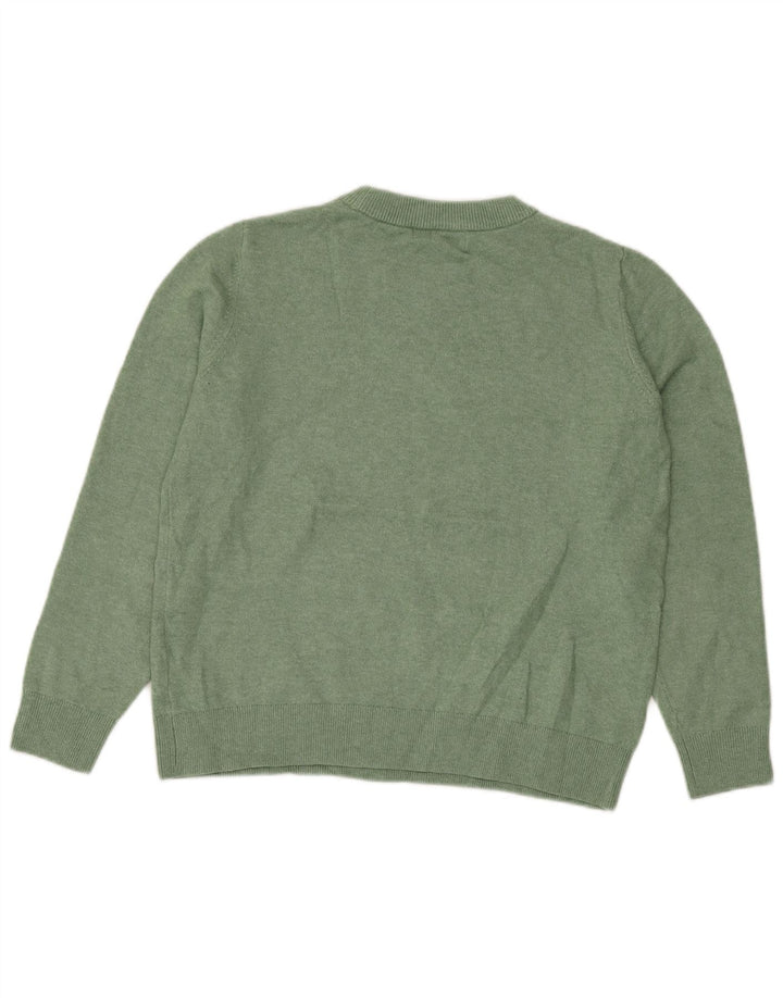 Maglione maglione girocollo da donna Marks & Spencer UK 14 Verde medio