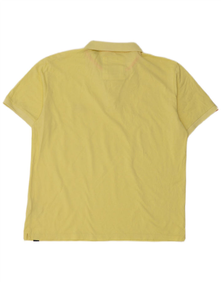 Polo da uomo Superdry 2XL in cotone giallo