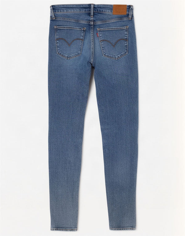 Jeans skinny a vita alta Levi's 721 da donna W28 L30 cotone blu