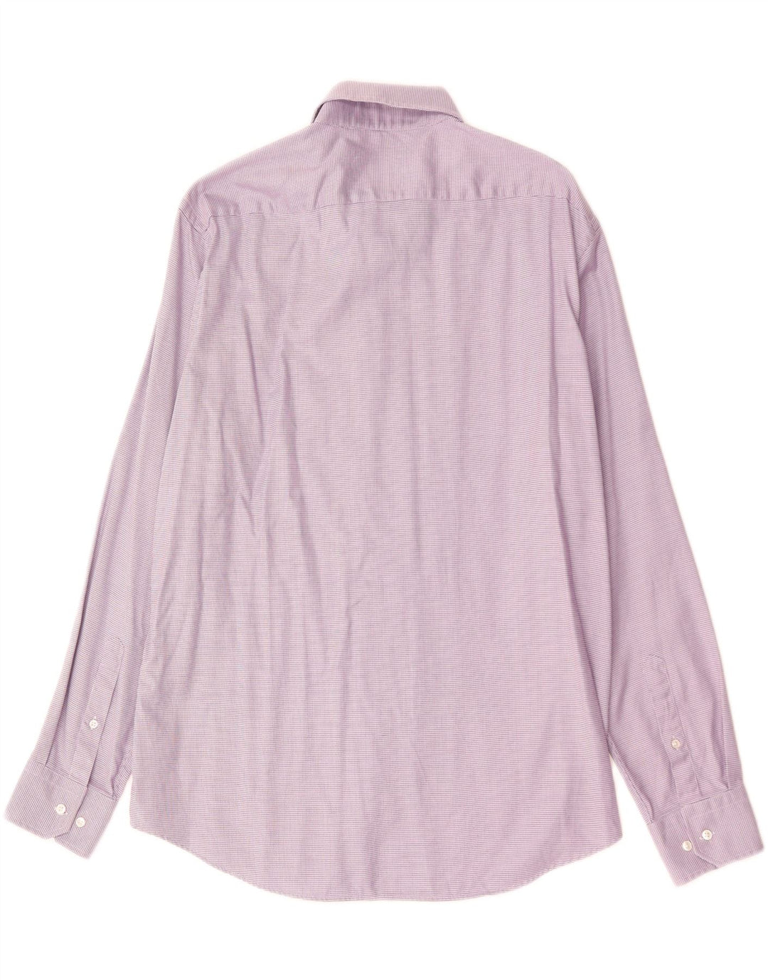 Camicia da uomo vestibilità regolare Hugo Boss taglia 44 XL cotone viola