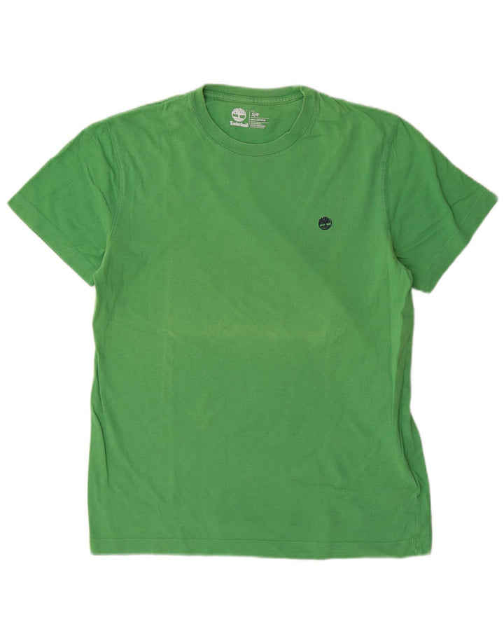 T-shirt Timberland da uomo con vestibilità regolare, piccola, in cotone verde
