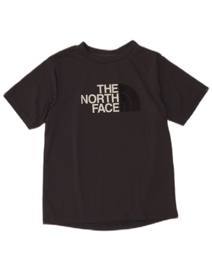 T-shirt grafica da ragazzo The North Face Top 9-10 anni in poliestere grigio medio