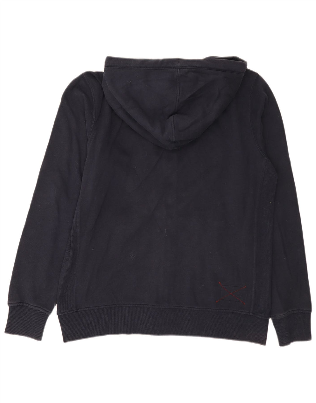 Felpa con cappuccio e zip da uomo Fat Face, grande, in cotone blu navy