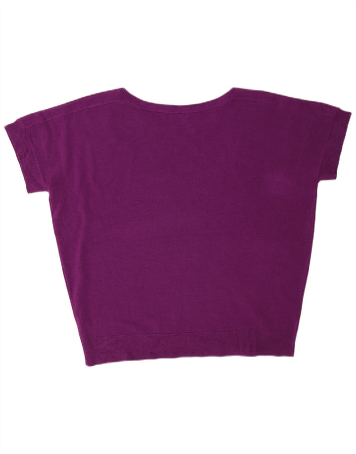 Maglione maglione girocollo da donna Marks & Spencer UK 18 XL Marrone