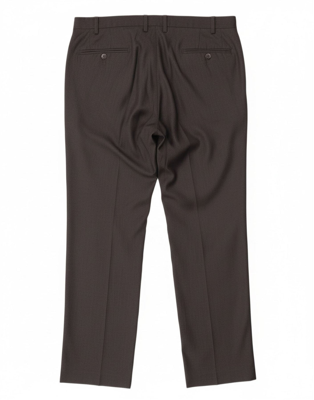 Pantaloni da abito dritti da uomo Calvin Klein W36 L32 poliestere grigio