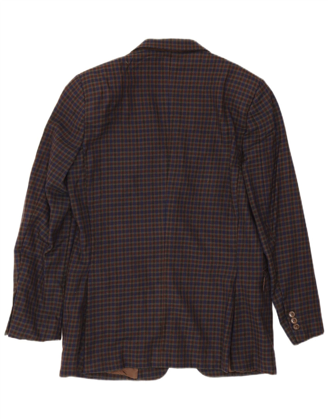 Giacca blazer da uomo a 2 bottoni Aquascutum UK 38 percalle medio multicolore