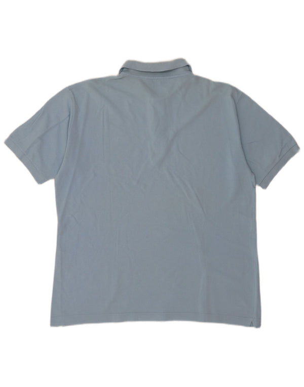 Polo Kappa Uomo Large Blu In Cotone