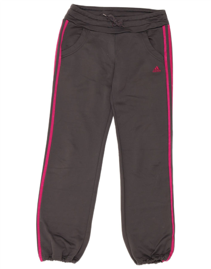 Pantaloni da tuta da donna Adidas Joggers UK 12 Poliestere grigio medio