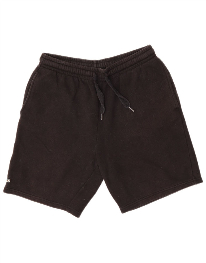 Pantaloncini sportivi vestibilità regolare da uomo Lacoste taglia 4 medio cotone nero