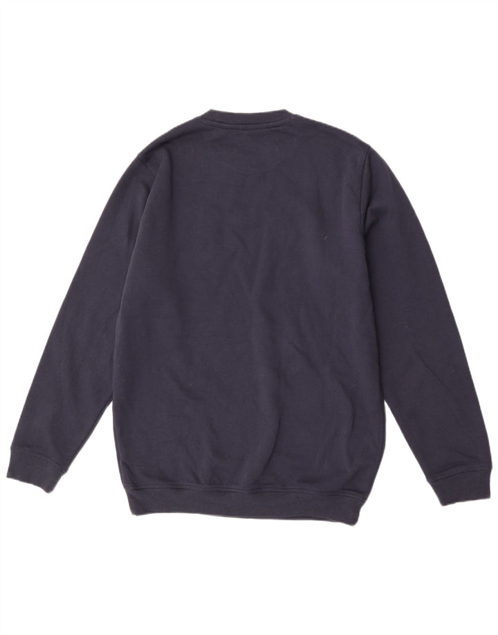 Felpa da uomo James Pringle in cotone medio blu navy