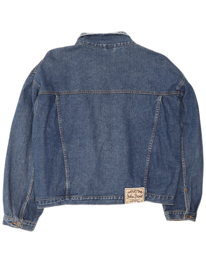 JOHN BAUER Giacca di jeans da uomo UK 48 4XL Cotone blu