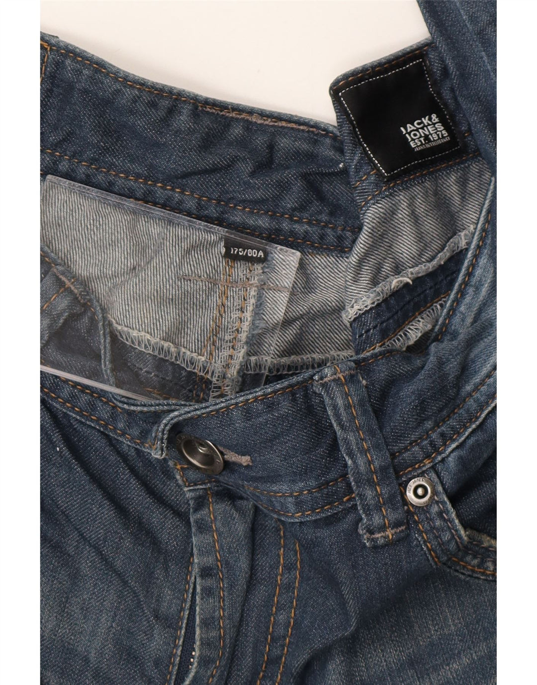 JACK & JONES Jeans dritti da uomo W32 L34 Blu