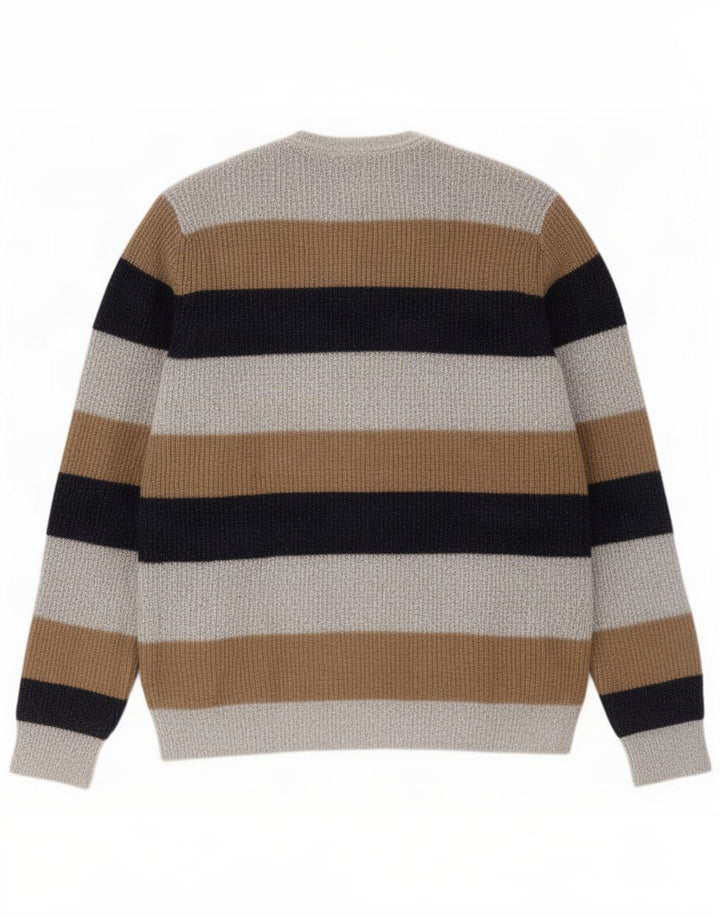 Maglione maglione girocollo da uomo Marks & Spencer grande color grigio