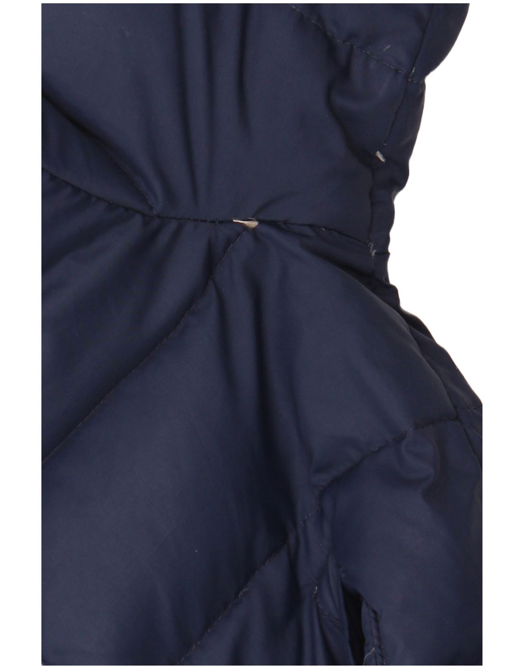 Giacca imbottita con cappuccio grafica da bambino Benetton 5-6 anni blu navy