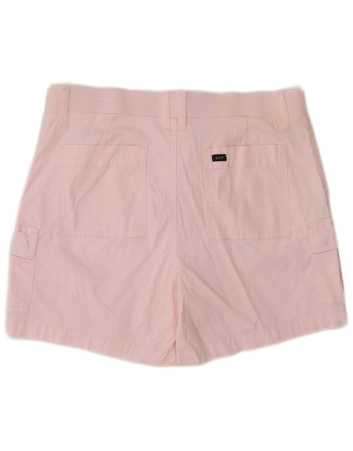 Pantaloncini cargo LEE da donna con vestibilità regolare US 12 Large W34 in cotone rosa