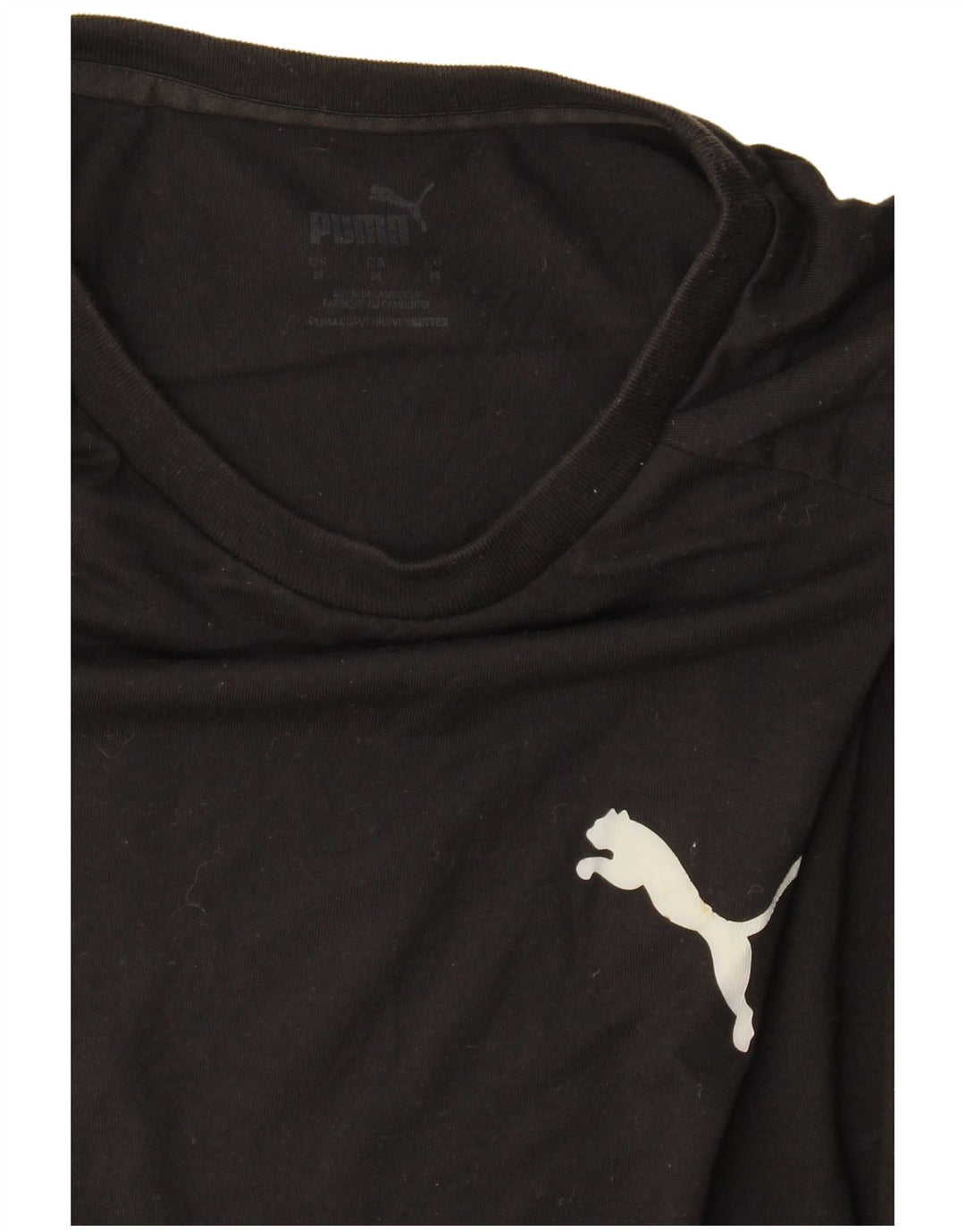 T-shirt Puma da uomo media media nera