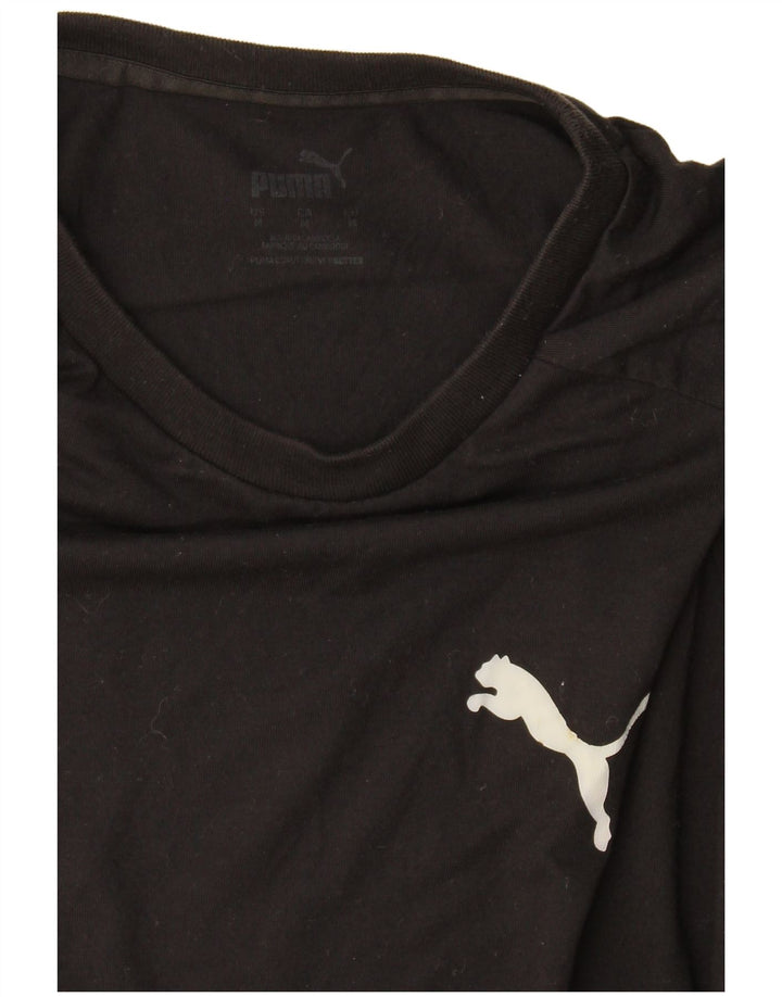 T-shirt Puma da uomo media media nera