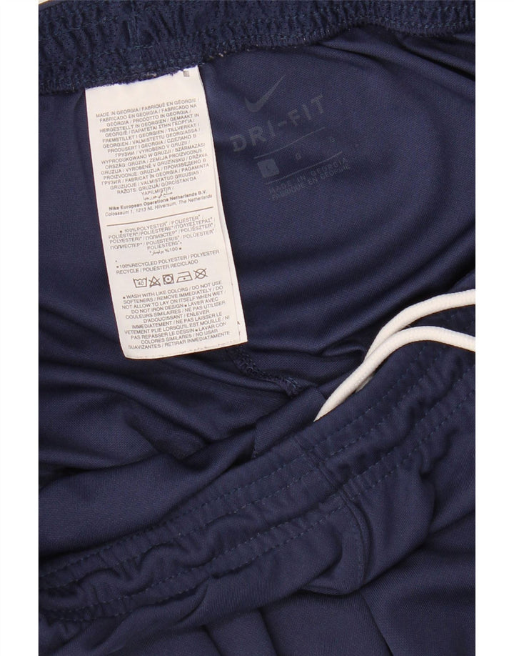 NIKE Mens Sport Shorts Large  Navy Blue Polyester