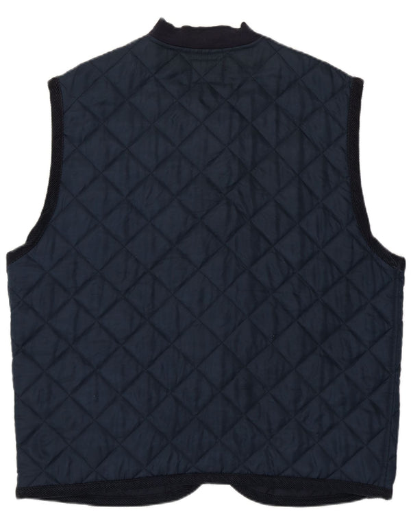 Gilet trapuntato da uomo Rifle UK 40 Large Blu Navy in poliammide