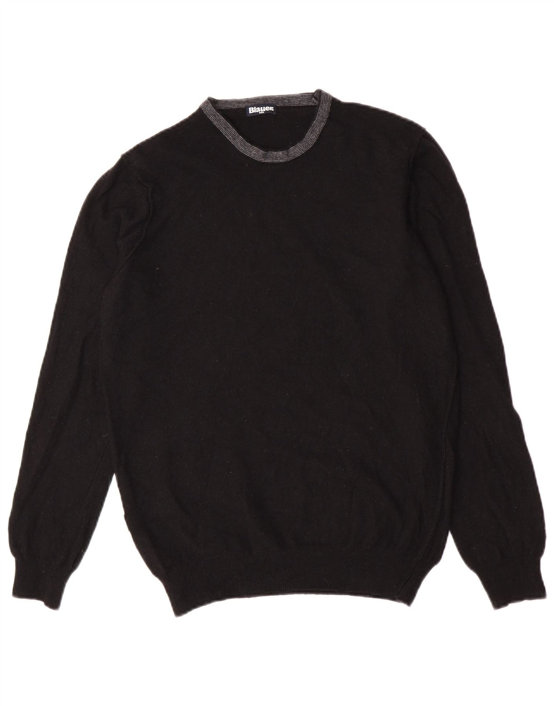 Maglione maglione girocollo da uomo Blauer nero medio