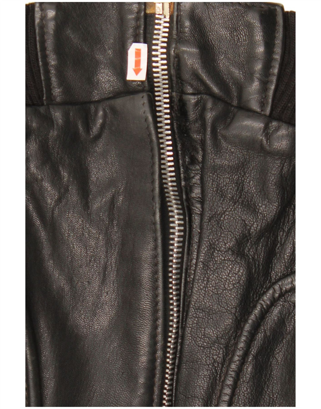 Giacca in pelle da uomo VINTAGE UK 40 grande in pelle nera