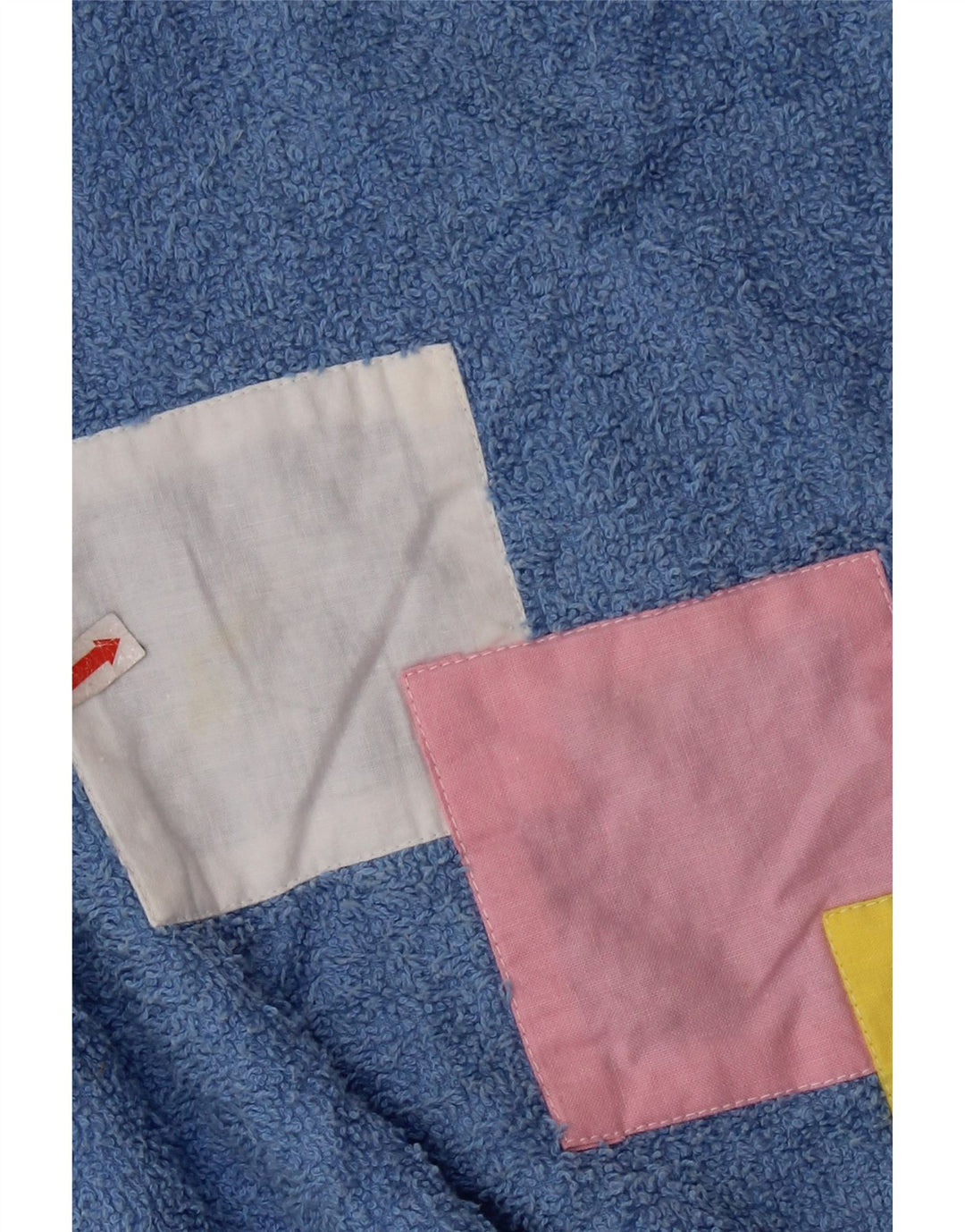 Maglione maglione con scollo a barca da donna VINTAGE UK 16 Large Blue Colourblock