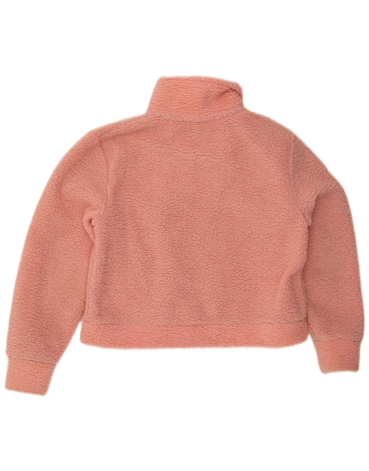 Giacca in pile oversize da donna Superdry Teddy Bear UK 10 Small Rosa