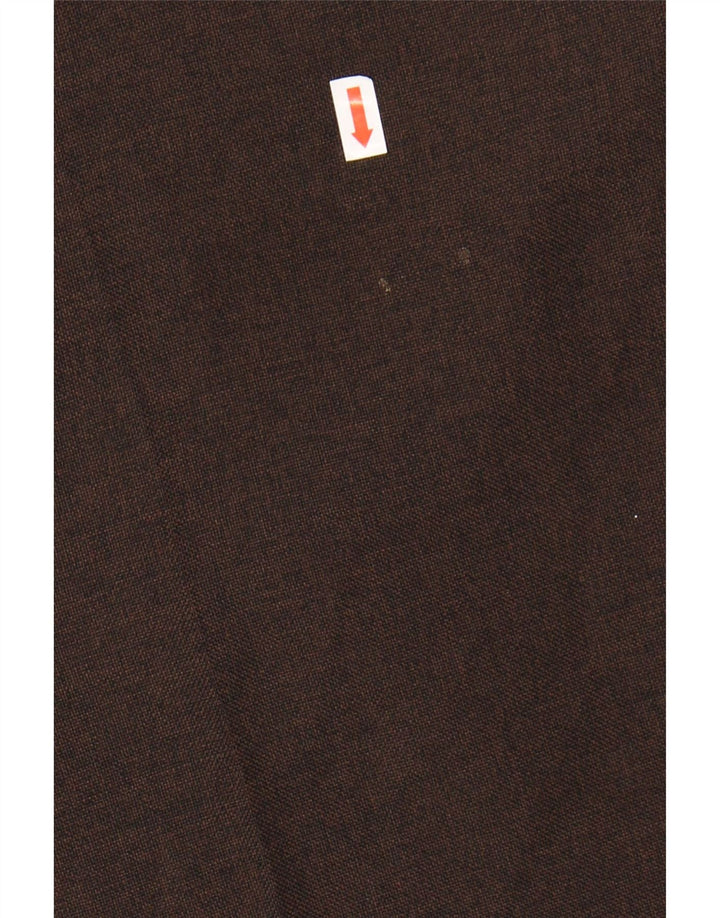 FARAH Mens Straight Casual Trousers W44 L29 Brown Polyester