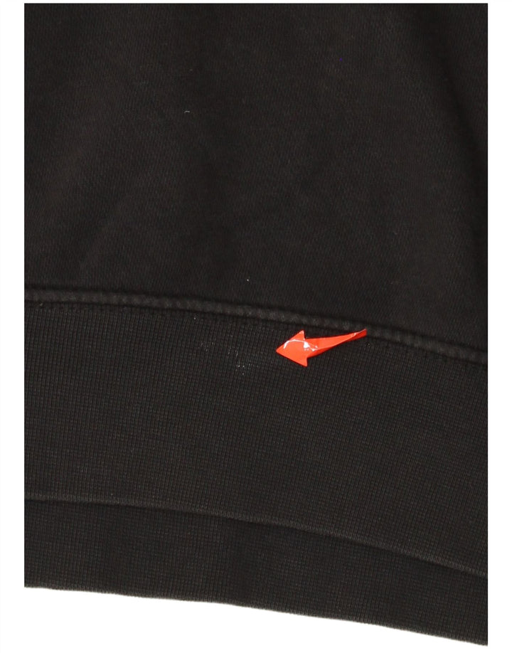 Felpa Nike Uomo Maglione Piccolo Cotone Nero