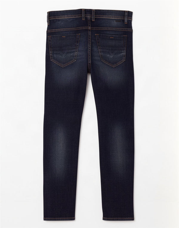 Jeans skinny slim da donna Diesel Thommer W29 L30 cotone blu navy
