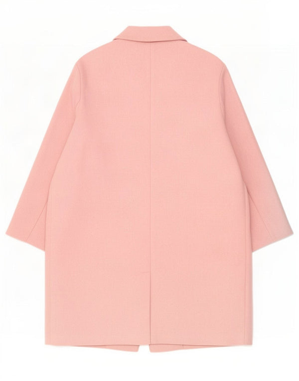 Marks & Spencer Womens Overcoat UK 18 XL Pink Polyester