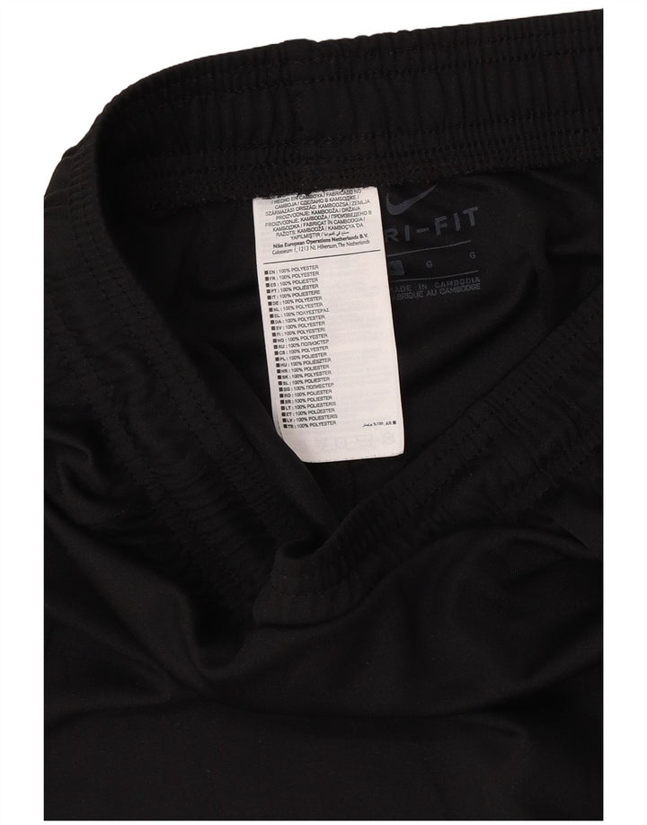 Pantaloncini sportivi Nike Dri Fit da uomo, grandi, in poliestere nero