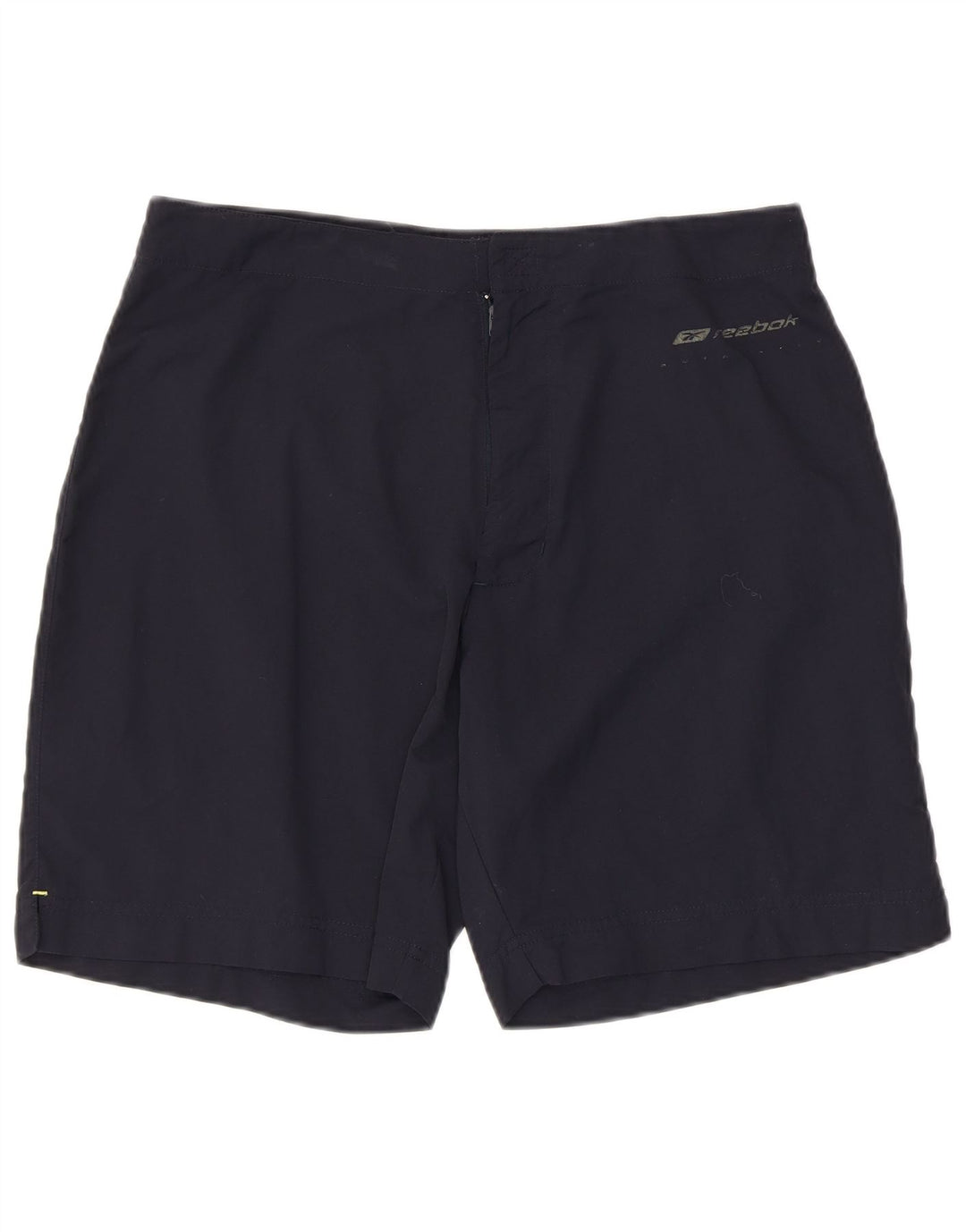 Pantaloncini casual grafici da uomo Reebok piccoli W32 in nylon blu navy