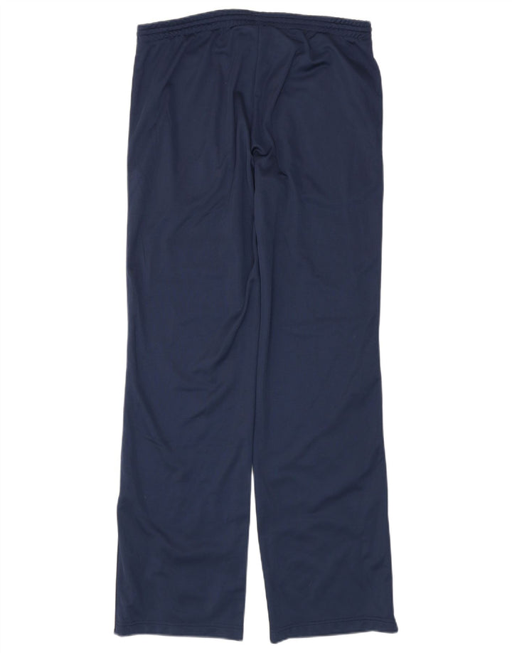 Pantaloni da tuta da uomo Asics medi in poliestere blu navy
