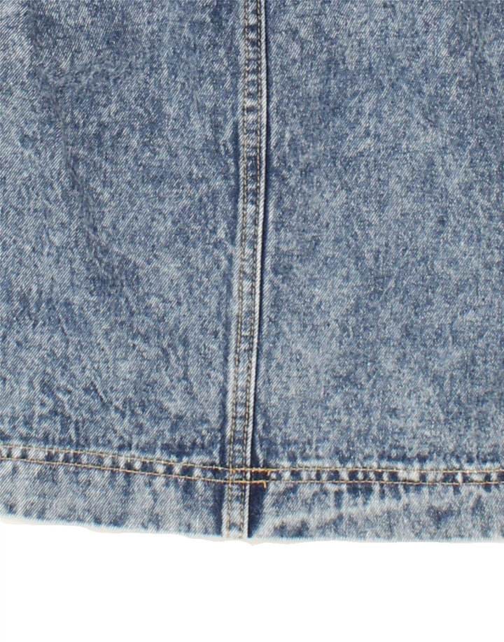 VINTAGE Womens Denim Skirt W27 Small Blue | Vintage Vintage | Thrift | Second-Hand Vintage | Used Clothing | Messina Hembry 