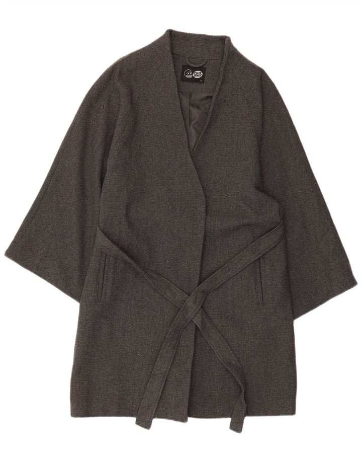 CHEAP MONDAY Cappotto da donna UK 10 Piccolo acrilico grigio