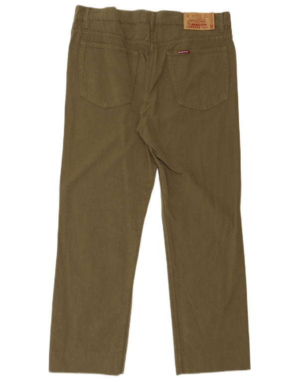 Pantaloni casual dritti da donna Carrera W36 L29 cotone kaki