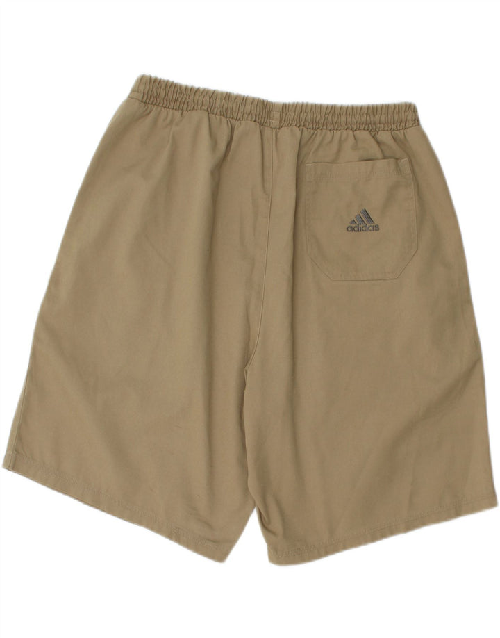 ADIDAS Mens Sport Shorts Medium Khaki Polyester Vintage Adidas and Second-Hand Adidas from Messina Hembry 