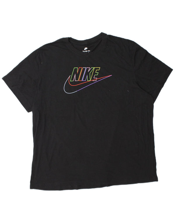 T-shirt grafica da uomo Nike Top 3XL cotone nero