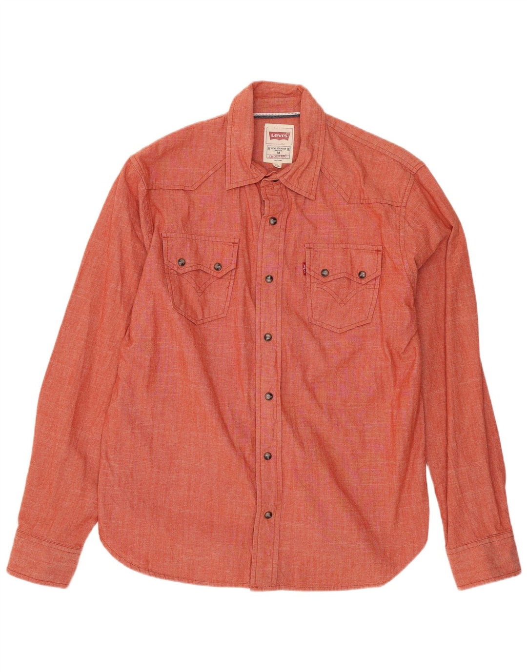 Camicia da uomo Levi's in cotone rosso medio