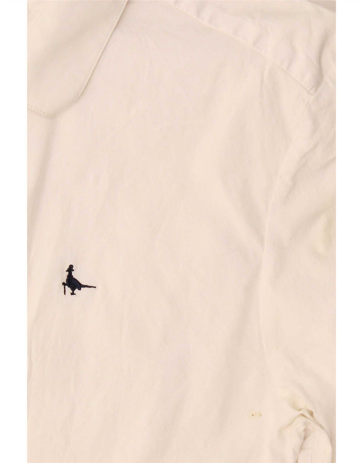 Camicia da uomo Jack Wills grande in cotone bianco