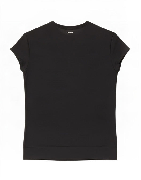 T-shirt Adidas Climalite da donna Top UK 12/14 poliestere nero medio