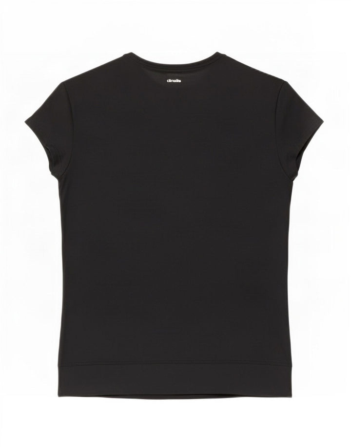 T-shirt Adidas Climalite da donna Top UK 12/14 poliestere nero medio