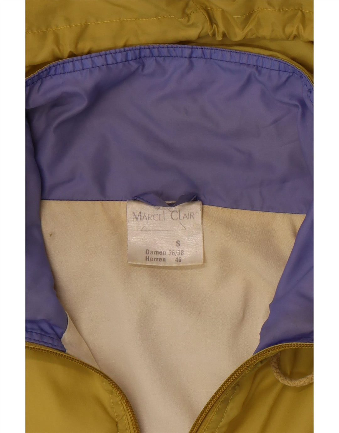 Giacca antipioggia con cappuccio da uomo Marcel Clair EU 46 Small multicolore Colourblock