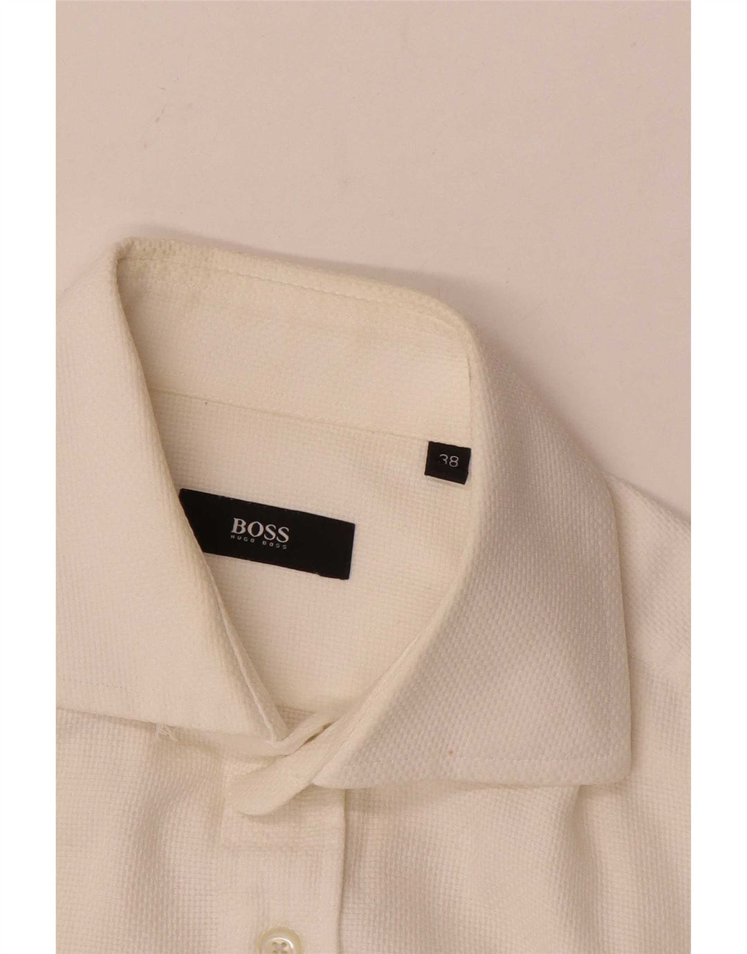 Camicia da uomo Hugo Boss taglia 38 media bianca