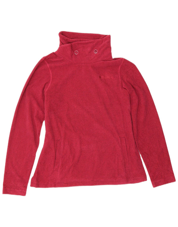 Maglione in pile da donna Mountain Warehouse UK 12 Medium Rosso Poliestere