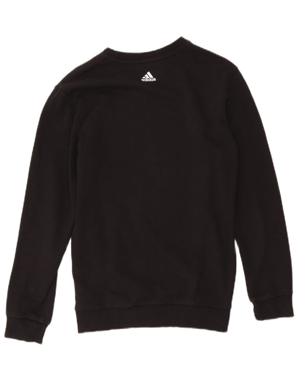 Felpa grafica Adidas da ragazzo 13-14 anni in cotone nero