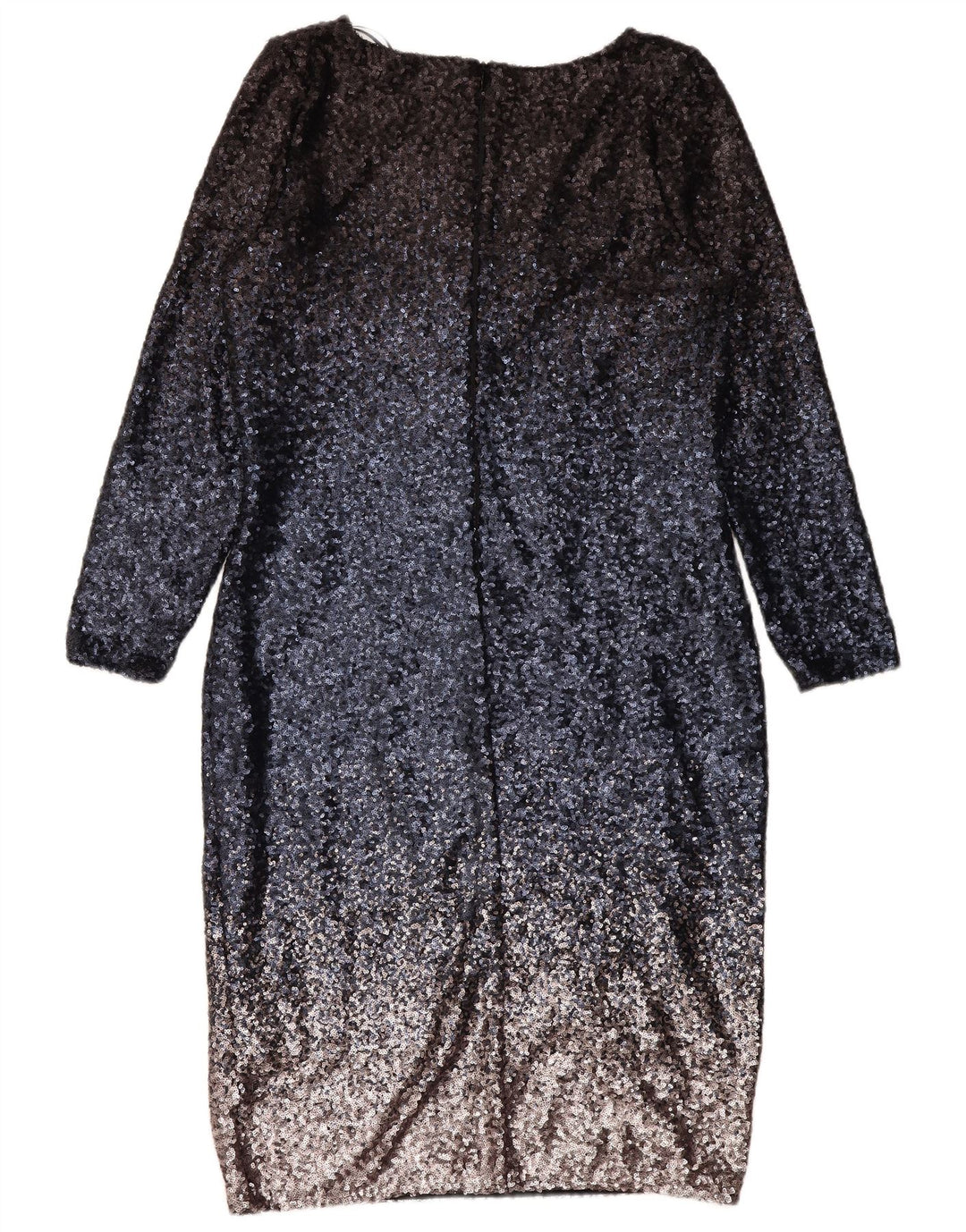 Abito a trapezio da donna a maniche lunghe Monsoon UK 16 Large Blu Navy Colourblock
